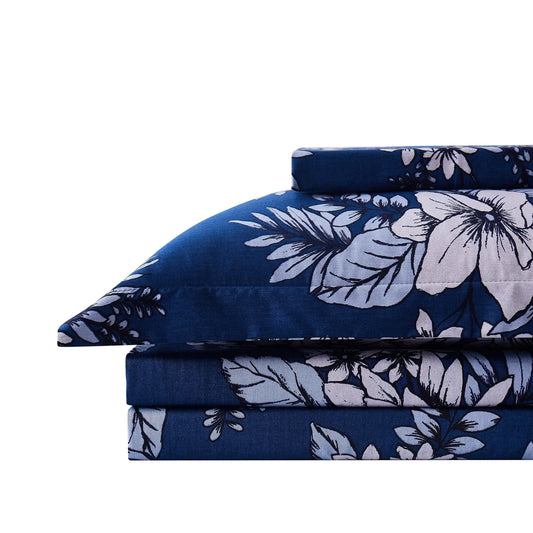 Flourish Sheet Set, Blue