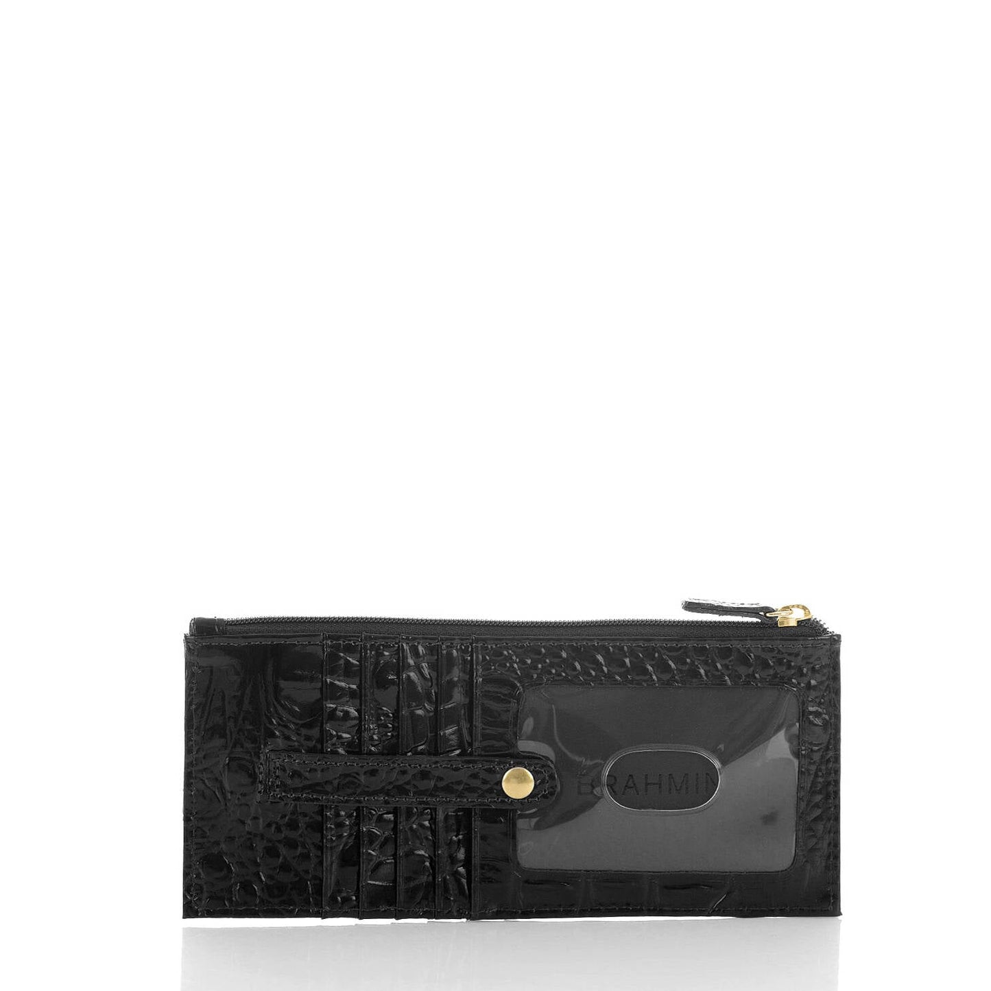 Brahmin Melbourne Collection Credit Card Wallet, Black