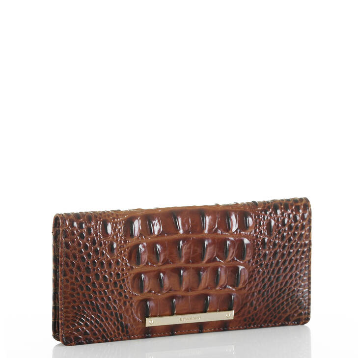 Brahmin Melbourne Collection Ady Wallet, Pecan