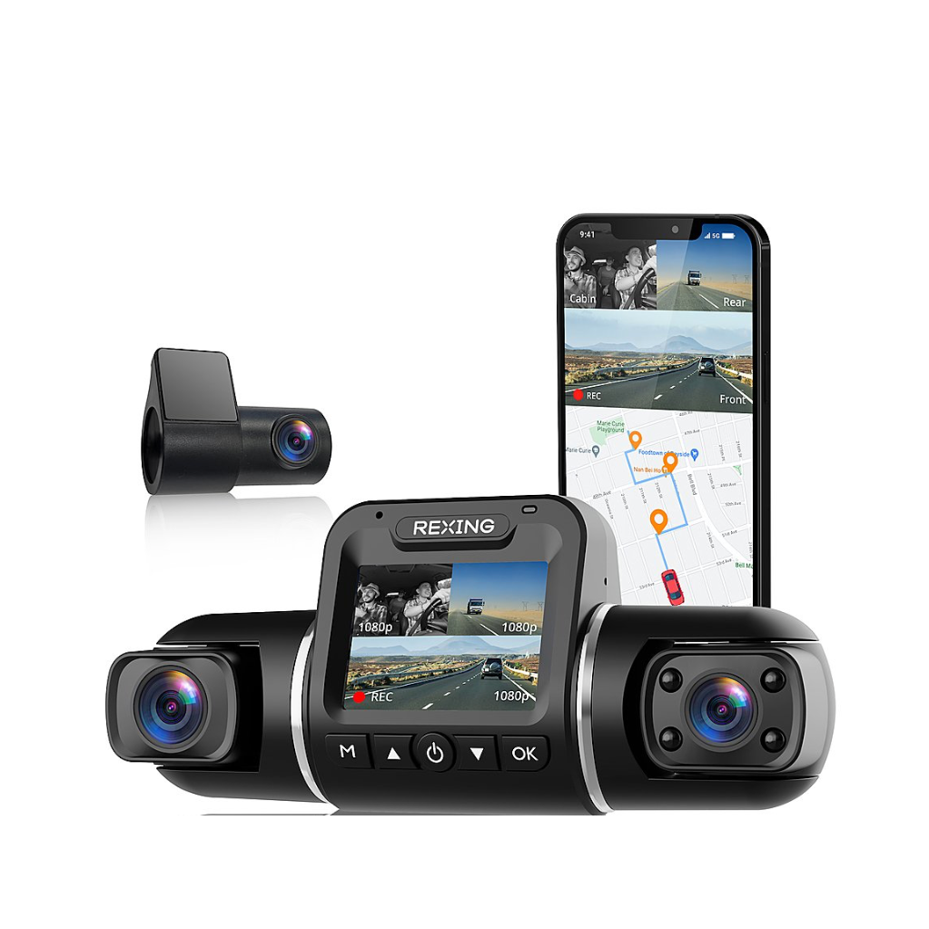 Rexing V2 Pro 3 Channel AI Car Dash Cam