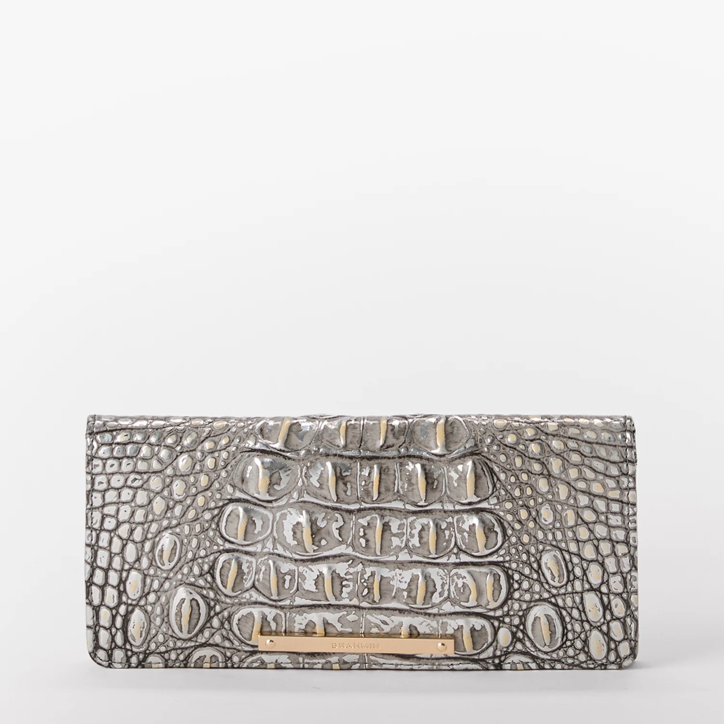 Brahmin Melbourne Collection Ady Wallet, Chrome